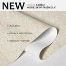 Persilux Blackout Roller Shades for Windows,Cordless,Linen Fabric,Roller Blinds - Like New