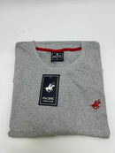 PACIFIC POLO CLUB MEN'S SHORT SLEEVE T-SHIRT - SIZE: MEN L - GRAY - Brand New