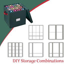 ELF STOR ORNAMENT STORAGE BOX- 12” (L) x 12” (W) x 12” (H) - 83-DT5022 - GREEN - Like New
