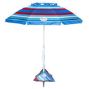 RIO BRANDS 6.5' TILT PORTABLE BEACH UMBRELLA INTEGRATED SAND - - Scratch & Dent