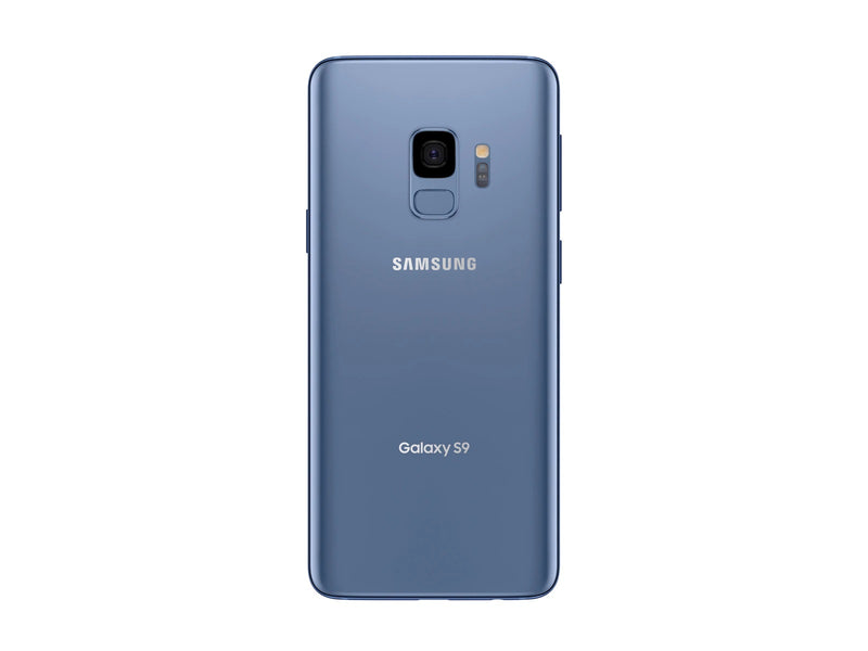 For Parts: SAMSUNG GALAXY S9 64GB - UNLOCKED - BLUE - PHYSICAL DAMAGED - BATTERY DEFECTIVE