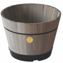 VEGTRUG MEDIUM BARREL GARDEN PLANTER - GRAY - Like New