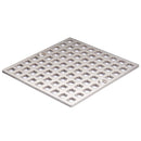 4" Shower Drain Cover Replacement Nickel Brushed, Shower Drain Grate Square - Like New