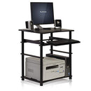 Furinno Home Computer Desk 16", 10016EX/BK - Espresso/Black - Like New