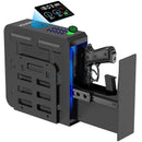 HOLEWOR GUN SAFE BIOMETRIC PISTOL BOX UNLOCK MOUNTED HANDGUN CASE - BLACK - Like New