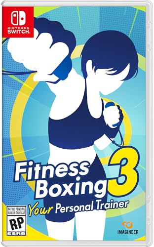 NINTENDO SWITCH FITNESS BOXING 3: YOUR PERSONAL TRAINER - BLUE - Brand New