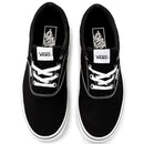 VANS MEN'S DOHENY DECON SUEDE SNEAKER SIZE MEN 9 BLACK/WHITE - Like New