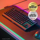 STEELSERIES APEX 3 TKL RGB GAMING KEYBOARD – TENKEYLESS COMPACT FACTOR - BLACK - Like New