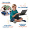 ECR4KIDS THE SURF PORTABLE LAP DESK, FLEXIBLE SEATING, 10 PACK - BLACK - Like New