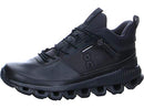 28.99672 ON WOMENS CLOUD HI WATERPROOF TEXTILE SYNTHETIC BLACK SIZE 6.5 Like New