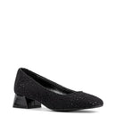 DYLAN SHOES WOMEN’S 1.3” BLOCK HEEL SHOES VOLT BLACK/BOUCLE SIZE 7 - Brand New