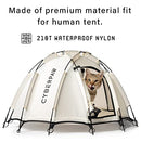 Cyberpaw Premium Cat Dog Bed Portable Pet Tent Outdoor Indoor B0BBN84F9N - White - Brand New