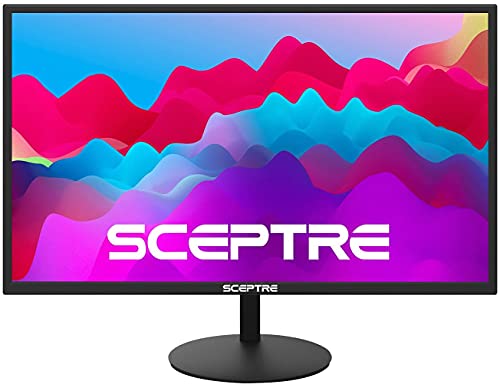Sceptre 27" FHD LED Gaming Monitor 75Hz 2X HDMI VGA E279W-19203RD - Black - Like New