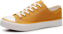CULL4U WOMEN'S OLD TIMES LOW-TOP SNEAKER SHOE - SIZE:7.5 - YELLOW/WHITE/BLACK - Like New