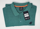 PACIFIC POLO CLUB MEN'S SHORT SLEEVES 3 BUTTONS POLO SHIRT - SIZE: MEN XL - TEAL - Like New