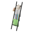 POXAKA BLANKET LADDERS FOR THE LIVING ROOM 5-TIER BLANKET HOLDER - WOOD - Like New