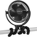 OPOLAR 5200MAH FLEXIBLE TRIPOD CLIP FAN - BLACK - Like New