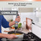 BLACK+DECKER Kitchen Wand Cordless Immersion Blender 3 in 1 BCKM101 - Grey Like New