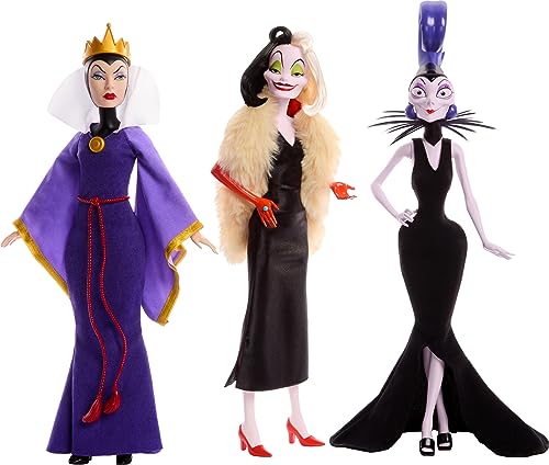 MATTEL DISNEY PRINCESS TOYS VILLAINS MULTIPACK 100 YEARS OF WONDER - Brand New