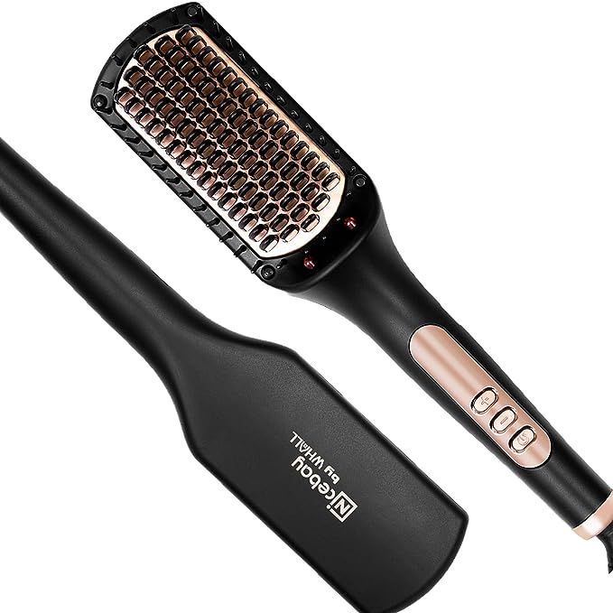 Nicebay Hair Straightener Brush Negative Ion Hair - - Scratch & Dent