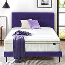 ZINUS 12" FOAM AND SPRING MATTRESS FULL, CERTIPUR-US CERTIFIED FOAMS WHITE - Like New