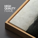 SIGNLEADER Framed Canvas Print Wall Art Green Forest Overcast Day - 24"x36" - Brand New