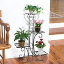 Moutik Home Metal Plant Stand:Flower Holder Pots Garden Yard Decor Display Stand - Brand New