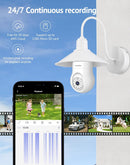 LaView 4MP Bulb Security Camera 5G& 2.4GHz WiFi, 360°2K, LV-PWL2-W-5G - WHITE - Like New