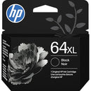 HP 64XL BLACK HIGH-YIELD INK CARTRIDGE, N9J92AN - BLACK - Brand New