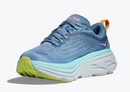 1127952 HOKA ONE ONE Womens Bondi 8 Textile Shadow Dusk Trainers 9 - Like New