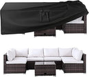 RUIMOY PATIO FURNITURE COVERS OUTDOOR FURNITURE COVER WATERPROOF - BLACK - Like New