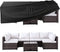 RUIMOY PATIO FURNITURE COVERS OUTDOOR FURNITURE COVER WATERPROOF - BLACK - Like New