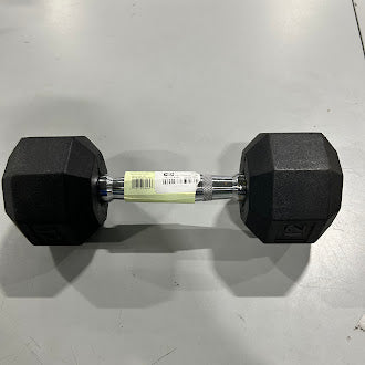 ALL IN MOTION HEX DUMBBELL - ALL IN MOTION™ 12LBS - BLACK - Brand New