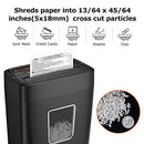 Bonsaii C261-C 8-Sheet Cross Cut Paper Shredder Credit Cards/Mail/Staples/Clips - Like New
