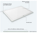 CRICUT BRIGHTPAD GO FLEXIBLE LED LIGHT FIVE BRIGHTNESS 4200 LUMENS - MINT GREEN - Like New