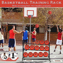 FHXZH BASKETBALL RACK TRAINING STAND, TILT BALL TRAINING, BLACK - Like New