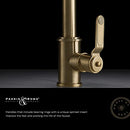 ROHL U.4719L-SEG-2WIDESPREAD BRIDGE KITCHEN FAUCET - INCLUDES SIDE SPRAY - Like New