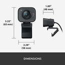 LOGITECH FOR CREATORS STREAMCAM PREMIUM WEBCAM FOR CREATORS, VU0054 – GRAPHITE - Like New