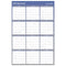 AT-A-GLANCE 2025 Wall Calendar, Dry Erase Wall Planner, Monthly, 48" x 32" Blue - Like New