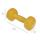 AMAZON BASICS NEOPRENE DUMBBELL HAND WEIGHTS RACK 3 PAIRS 3 5 AND 8 POUND - Like New