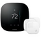 Ecobee 3 - Smart Thermostat & 3 Room Sensors EB-STATE3VP-02 - BLACK AND WHITE Like New