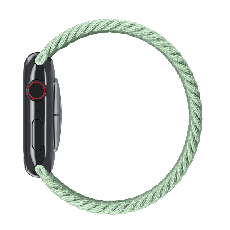 APPLE WATCH BRAIDED SOLO LOOP BAND 40MM, SIZE 6 - PISTACHIO - Brand New
