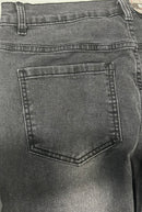 BLU ROCK MEN'S DENIM FLEX JEANS - SIZE: MEN 32X31 - JET BLACK - Brand New