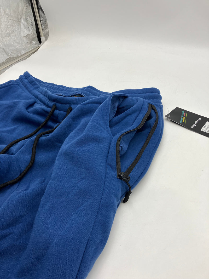 LOGAN AND MARTIN SPORT NYC JOGGER SWEATPANTS, EXTRA LARGE, BLUE HEATHER, 211311 - Brand New