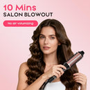 CINOSTAR HEATED ROUND BRUSH FOR BLOWOUT LOOK VOLUMIZER 1.5 INCH STYLER TOOL - Like New