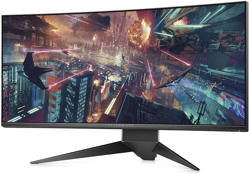 Alienware Curved Gaming Monitor 34"WQHD 120Hz G-Sync IPS AW3418DW - Black Like New