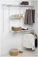 Rubbermaid 3H11 Configurations 3-to-6-Foot Classic Custom Closet Kit - White - Brand New