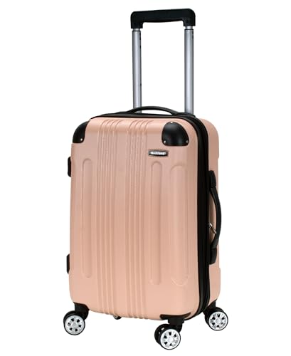 ROCKLAND LONDON HARDSIDE EXPANDABLE LUGGAGE SPINNER WHEELS 28-24-20-INCH - BIEGE - Like New