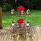 SORBUS GARDEN CART STAND FLOWER POT PLANT HOLDER 6 TIERS PARISIAN BRONZE - Like New