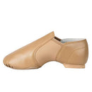 LINODES UNISEX 006 PU LEATHER UPPER SLIP-ON JAZZ SHOE MEN 6.5/WOMEN 7 - BROWN - Like New
